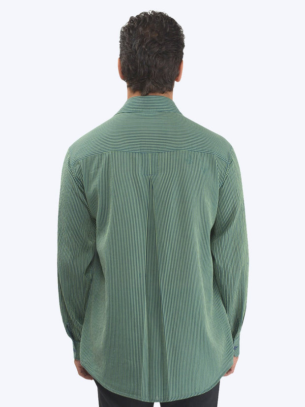 "Raya" Washable Silk - Cotton Big Shirt - Tianello.com