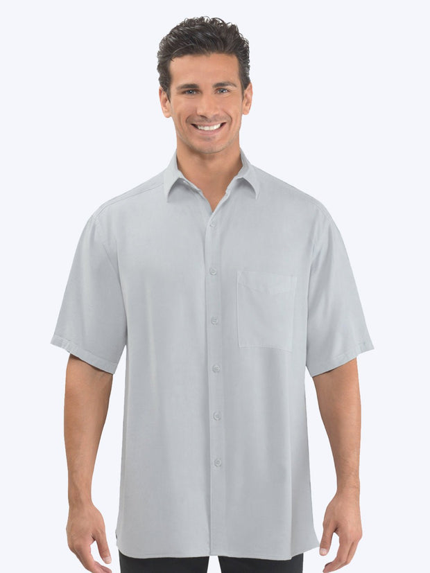 Tianello TENCEL™ Men's Short Sleeved Camp Shirt - Tianello.com