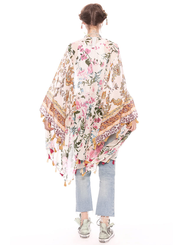 Tianello Aratta "Color Story" Kimono-Ivory