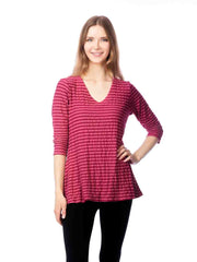 Tianello "Fontaine" Knit Jersey "Leyton" Tunic-Vintage Rose