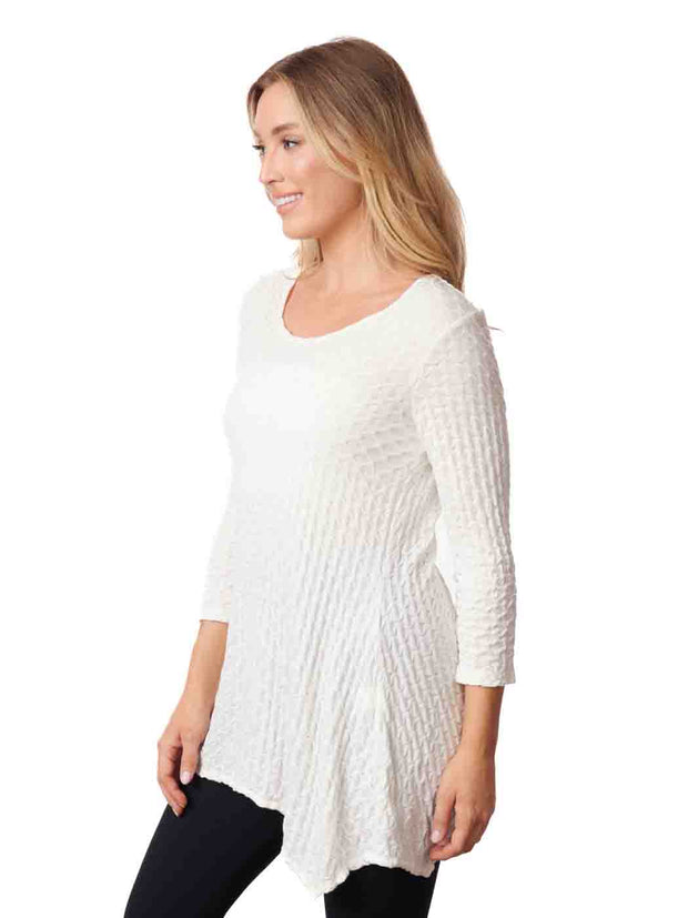 Tianello "Hana" Knit Jersey Jacquard "Asbury" Tunic
