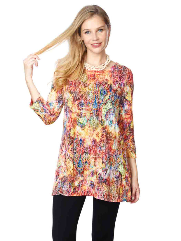 Tianello "Jinya" Cotton Burnout "Mara" Tunic