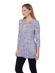 Tianello "Melinda" Knit Jersey "Bon Bon" Tunic - WASH
