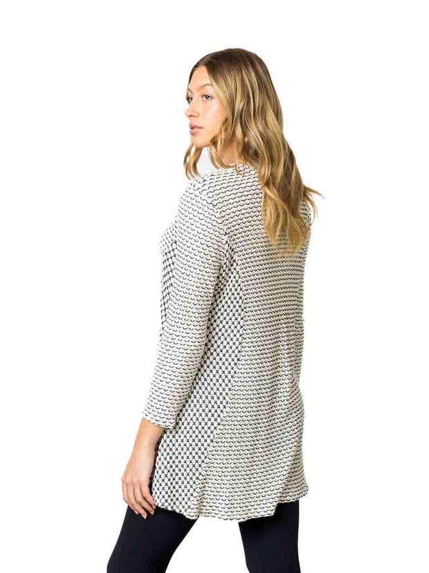 Tianello "Olina"  KNIT Jacquard "Peyton" Tunic