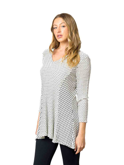 Tianello "Olina"  KNIT Jacquard "Peyton" Tunic