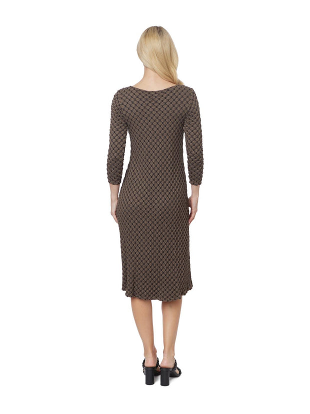 Tianello "HoneyComb" Knit Jacquard "Ballet" Dress