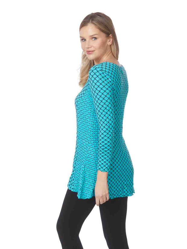 Tianello "HoneyComb"  Jacquard "Peyton" Tunic