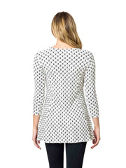 Tianello "HoneyComb"  Jacquard "Peyton" Tunic - XS,L