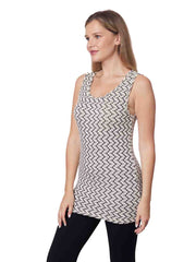 Tianello Taupe "Semina" Knit "Heidie" Tank

