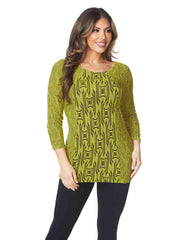 Tianello "Lemore" Knit Jersey Ballet Tee-Hemp