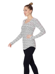 Tianello "VIVA" Knit Jacquard L.S. "Koi" Tunic-Wash