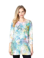 Tianello "Waimea" Cotton Burnout "Mara" Tunic-Wash