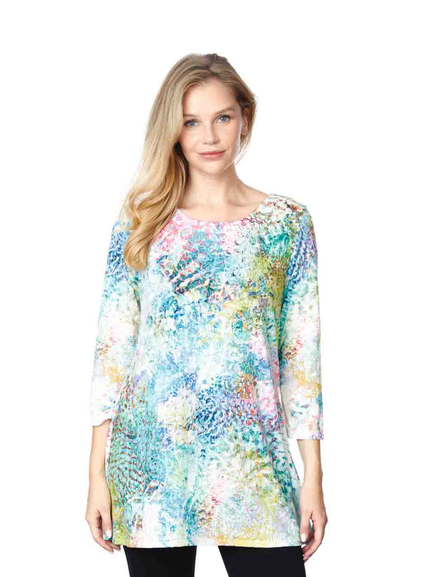 Tianello "Waimea" Cotton Burnout "Mara" Tunic-Wash
