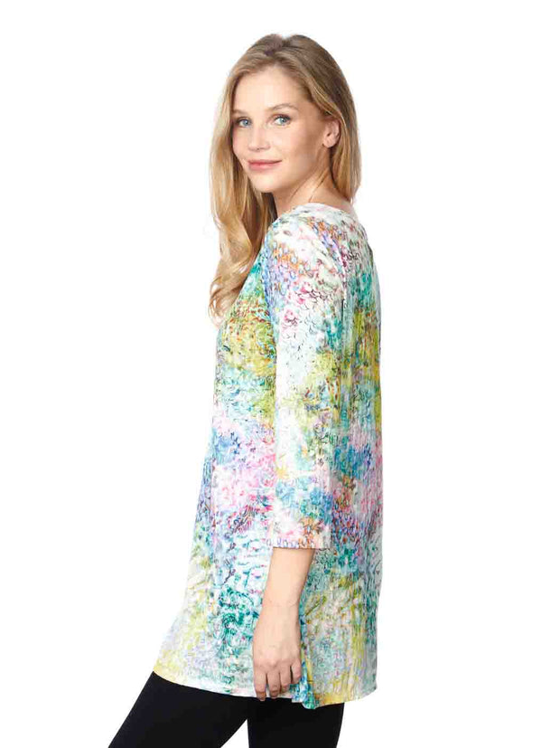 Tianello "Waimea" Cotton Burnout "Mara" Tunic-Wash