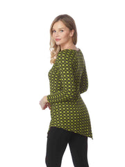 Tianello "YUKI"  Knit Jacquard Toni Tunic-Hemp