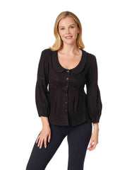 Tianello  TENCEL™ "Yeva"  Blouse-Black