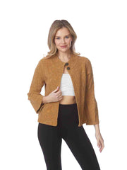 Tianello Tencel Cotton Jacquard "Angie" Jacket-Sahara