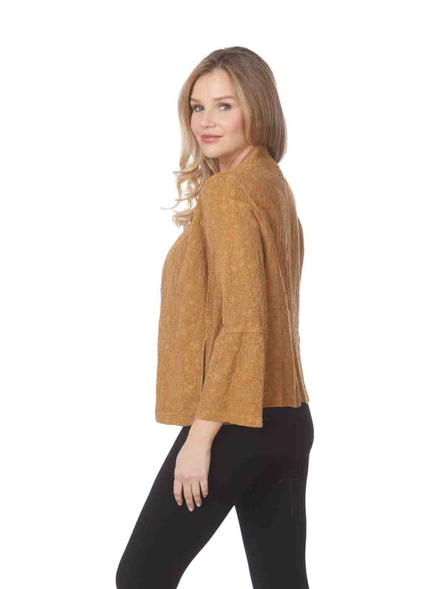 Tianello Tencel Cotton Jacquard "Angie" Jacket-Sahara