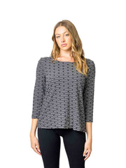 Tianello "Betina" French Knit "Ballet" Tee