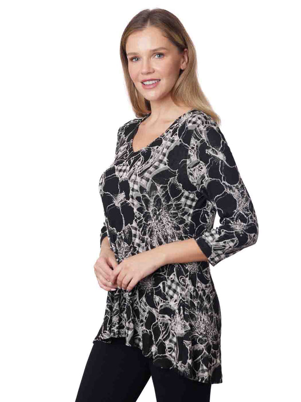 Tianello "Bowdeen" French Knit "Leyton" Tunic