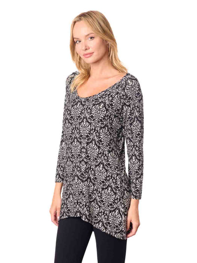 Tianello"Hanford" French Knit "Livia" Tunic - M,L,XL - Tianello.com