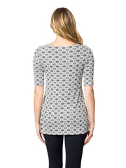Tianello "LaVille"  French Knit Lou Ann Tunic - XS,S,M,L,XL