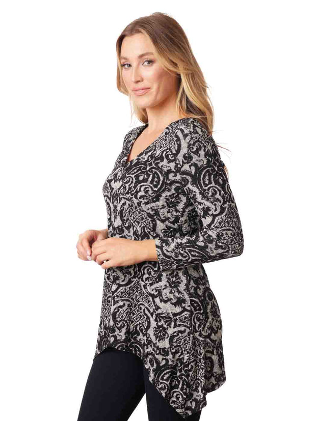 Tianello “Oriana” French Jersey "Paige" Tunic