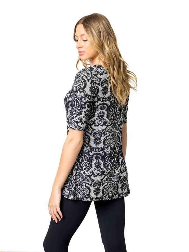 Tianello "Oriana"  French Knit Lou Ann Tunic