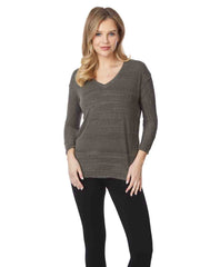Tianello Virona French Knit "Mina" Tunic-Moss