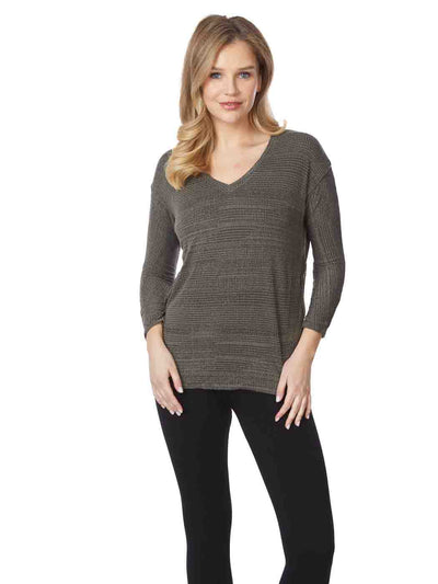 Tianello Virona French Knit "Mina" Tunic-Moss