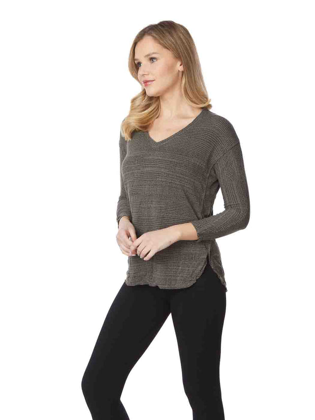 Tianello Virona French Knit "Mina" Tunic-Moss