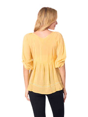 Tianello  - Sueded CUPRO Rayon Georgette "Summer"  Blouse - S