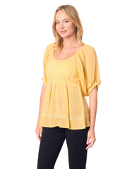Tianello  - Sueded CUPRO Rayon Georgette "Summer"  Blouse - S