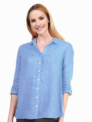 Tianello "Dena" Hanky Linen "Loving" Blouse