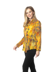 Tianello "Cupro"  "Akai" print "Anthia"  Blouse-Wash