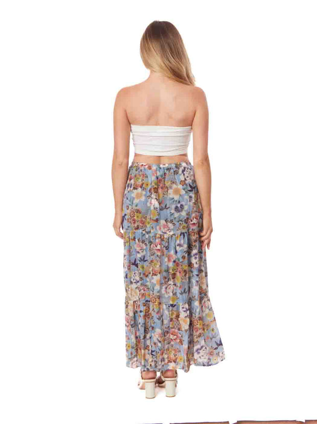 Tianello Sueded CUPRO "Haru Bloom"  "Chimayo" Skirt