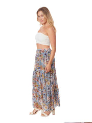 Tianello Sueded CUPRO "Haru Bloom"  "Chimayo" Skirt