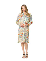 Tianello Sueded CUPRO™  Print  Long "SELENA"  Duster Jacket