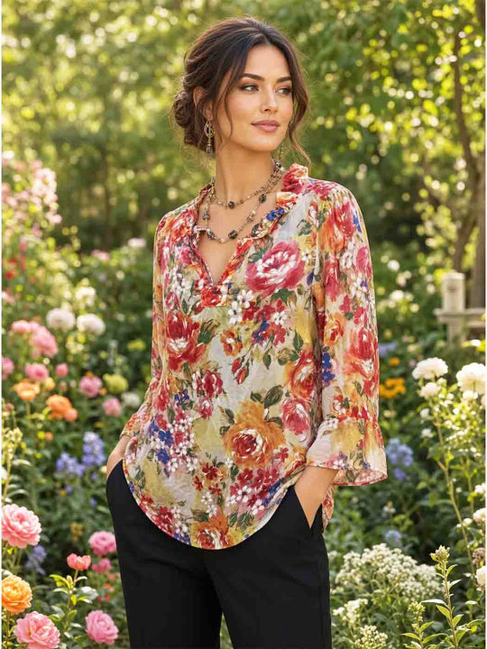 Tianello print Sueded 