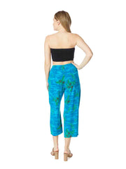 Tianello Print "Maui" TENCEL™ Flood Pant