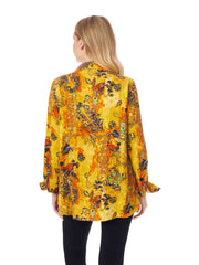 TENCEL™ Print "Akai"  Print "Loving" Blouse