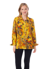 TENCEL™ Print "Akai"  Print "Loving" Blouse