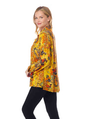 TENCEL™ Print "Akai"  Print "Loving" Blouse