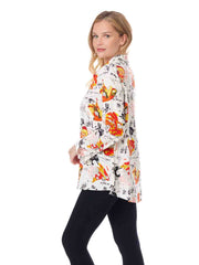 Tianello TENCEL™ Print "GEISHA"  Print "Loving" Blouse