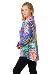 Tianello TENCEL™ Print "Endura"  Print "Loving" Blouse-Wash