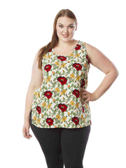 Tianello "Plus" Sized TENCEL™ "Fromboliere"   "Long" Tank-Wash