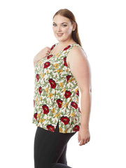 Tianello "Plus" Sized TENCEL™ "Fromboliere"   "Long" Tank-Wash