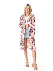 Tianello TENCEL™  Print "Asmara" Long "SELENA"  Duster Jacket-Wash