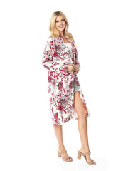 Tianello TENCEL™  Print "Asmara" Long "SELENA"  Duster Jacket-Wash