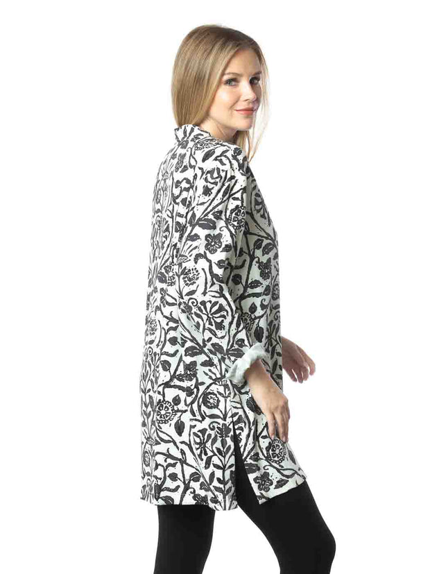Tianello TENCEL™ Print Batik  Ghandi Blouse-Wash